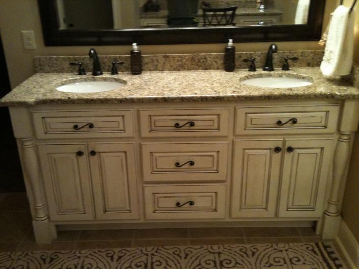 Gorgeous Double Sink Cabinetry 